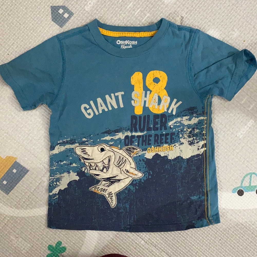 osh kosh vintage boys shark tee